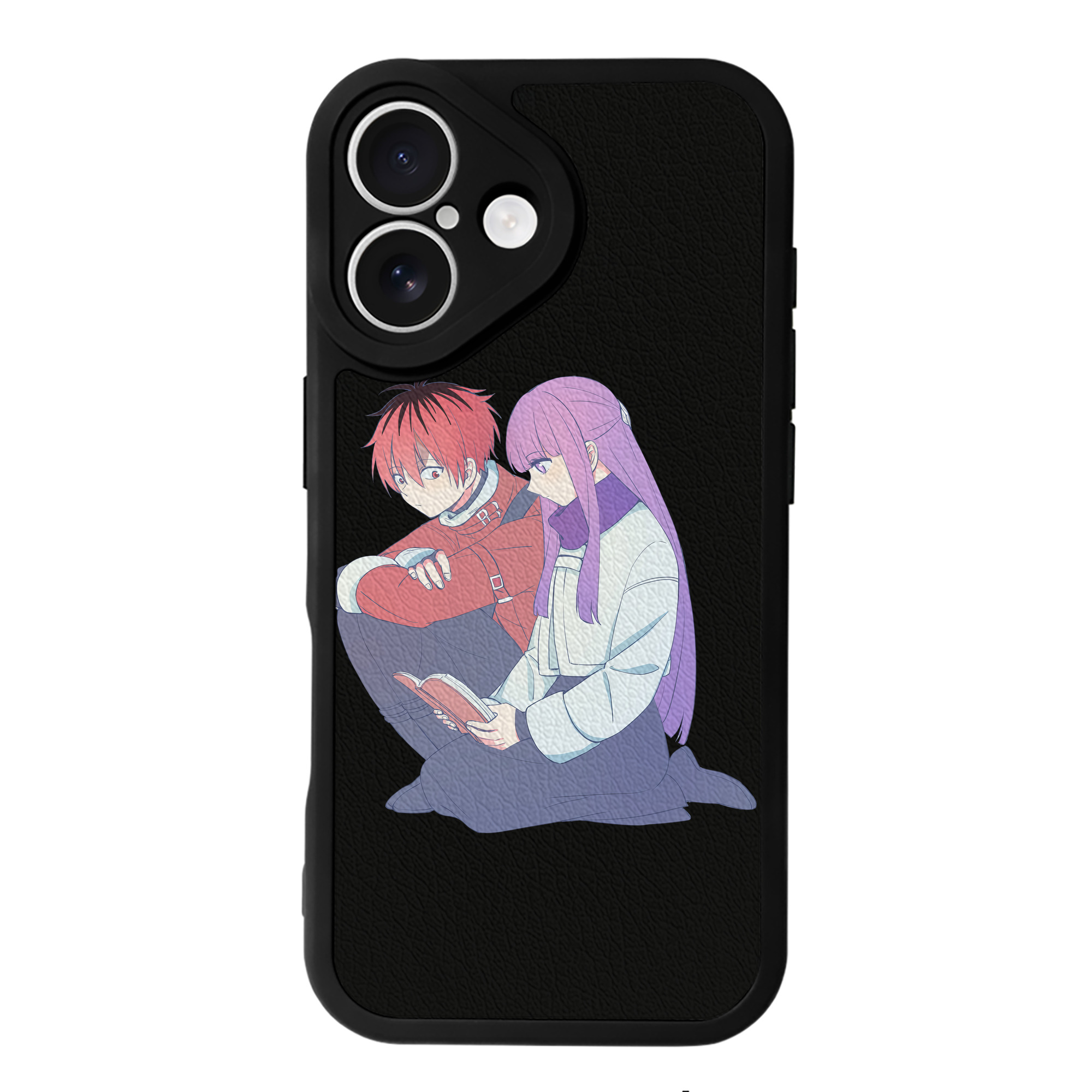 （画像用） 葬送のフリーレン Frieren 【iPhone 16シリーズ対応】シリコンスマホケース（レザー調） 材質：シリコン